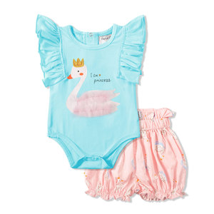 Nuovo Set Estivo in Maglia per Bambine, Completi per Neonati, <span class=keywords><strong>Abbigliamento</strong></span> alla Moda per Bambini - Product Image 4