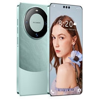 Nouveau Smartphone Mate60 Pro 5G Économique 16 Go+1 To FHD OLED Espagnol/Anglais/Français 108MP Deca Core Charge Rapide Noël