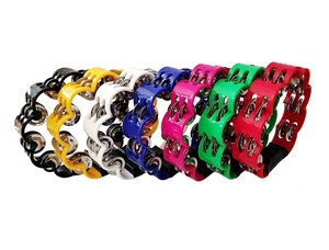 Wholesale <b>Musical</b> <b>Instrument</b> Flower Shape Colorful Plastic Tambourine Toy Jingle Music Montessori Plastic Hand Shake Bell - Product Image 1