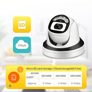 กล้องวงจรปิดแบบโดม IP มองเห็นในเวลากลางคืนได้ไกล 20 เมตร สามารถหมุนปรับทิศทางได้ 360 องศา สำหรับภายนอกอาคาร - Product Image 4