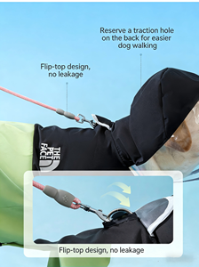 Imperméable pour grand chien, veste de pluie intégrale imperméable avec membrane TPU, protection de queue détachable, trou pour laisse pour chiens de taille moyenne à grande - Product Image 6