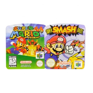 Super Smash Bros Marlo 64 Video <b>Game</b> Cartridge Stickers for N64 Nintondo 64 - Product Image 1