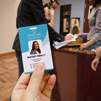 Porta Tarjetas de Identificación y Credenciales de Plástico Rígido PC/PVC, Impermeable, con Tecnología NFC de 13.56 MHz, Venta al Por Mayor