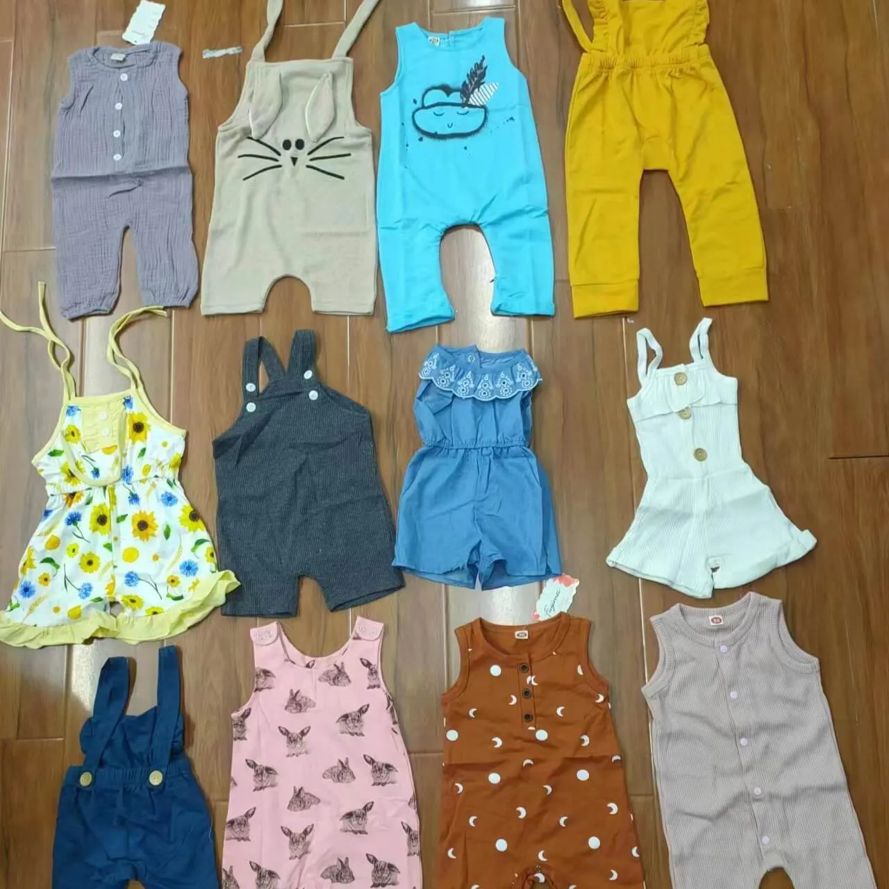 Baby one-piece clothes Newborn Baby Hooded long crawling clothes jumpsuits rompers