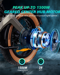 โครงเหล็กคาร์บอนสูง M20 มอเตอร์ 1500W แบตเตอรี่ถอดได้ 54.6V 18.2AH ความเร็วสูงสุด 55 กม./ชม. ระยะทาง 60 กม. ระบบคู่ - Product Image 5