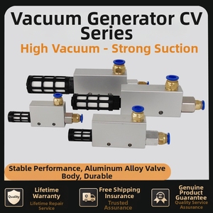 مولد تفريغ عالي التدفق من دي آي آي مع ملحقات هوائية وأداة تعمل بالهواء المضغوط وكأس شفط مطاطي ومفتاح كاتم للصوت طراز سي في-25 إتش إس-سي كيه - Product Image 2