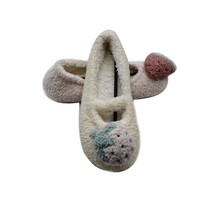Mules Ligeras de Estilo Ballet para Mujer, Primavera/Verano, con Forro de Terciopelo y Amortiguación de Fresa, Parte Superior de Felpa Suave - Product Image 5