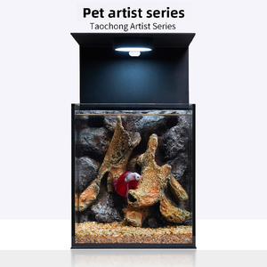 ตู้ปลาเบต้าสร้างสรรค์ |   ชุดอุปกรณ์กรองแสง Taochong Artist Series แบบกระจกใสพิเศษ ครบชุด - Product Image 3