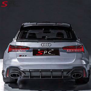Kit aérodynamique en fibre de carbone sèche SPC <span class=keywords><strong>RS6</strong></span> EM pour <span class=keywords><strong>Audi</strong></span> <span class=keywords><strong>RS6</strong></span>, kit de carrosserie en fibre de carbone préimprégnée pour <span class=keywords><strong>Audi</strong></span> <span class=keywords><strong>RS6</strong></span> 2019-2024, kit de spoiler de vent, pièces de voiture - Product Image 6