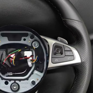 Volant de course sportif de haute qualité avec revêtement en cuir pour <span class=keywords><strong>Mercedes</strong></span> C E S CLA GLA <span class=keywords><strong>GLC</strong></span> GLE GLS W205 W213 W222 W177 <span class=keywords><strong>AMG</strong></span> W205 - Product Image 4