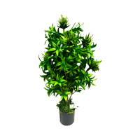 Plante artificielle en bambou d'intérieur, décoration artistique minimaliste, contemporaine, traditionnelle, industrielle, classique pour chambre à coucher, salle à manger