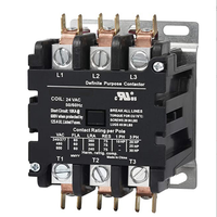 Contacteur de climatisation HVAC, simple 2 ou 3 pôles, 40 ampères, tension de bobine large plage 24V 110V 220V 480V, pièce de rechange et accessoires pour climatiseur