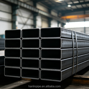 Tube rectangulaire en acier galvanisé ASTM A500, section creuse structurelle ERW, tuyau structurel non allié pour la construction municipale - Product Image 1