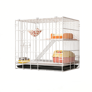 Cage pour <span class=keywords><strong>animaux</strong></span> de compagnie pliable de grande taille, de qualité supérieure, pour l'intérieur, avec plateau en plastique, design simple, montage facile, durable, vente chaude - Product Image 1