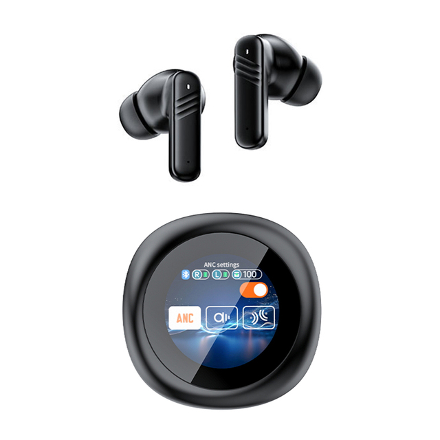 ANC Active Noise Cancelling LX30 TWS Earbuds New HiFi Stereo LED Touch Screen In-Ear Earphones for Sports Wireless Earbuds