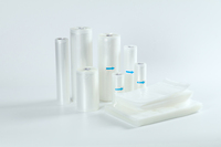 Fournisseur chinois alimentaire clair en relief joint sous vide sac rouleau Logo personnalisé thermoscellage vide économiseur sac pour emballage alimentaire