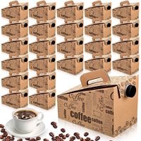 Emballage de boîte à café recyclable de haute qualité avec gaufrage et laminage mat, fermeture magnétique, papier kraft, nouveau design