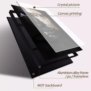 Moderno NEGRO HERMOSO africano mujeres impresión lienzo pared arte pintura al óleo marco Cuadros Sexy chica arte pared pintura - Product Image 5