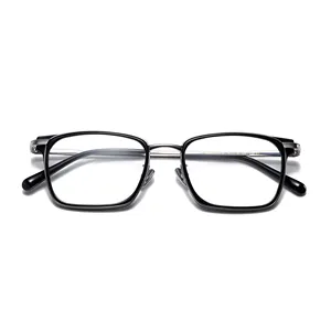 Benyi2024レトロスクエアモデル光学眼鏡フレーム高品質手作り光学眼鏡