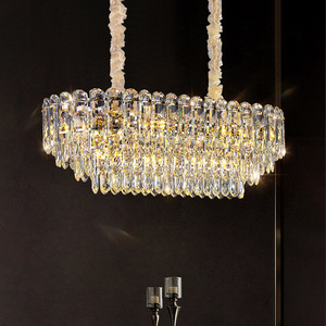 Lampadario di Lusso Italiano PM in Cristallo K9, Lampada a Sospensione Moderna Decorativa <span class=keywords><strong>per</strong></span> Soggiorno, Villa, Sala da Pranzo e Camera da Letto - Product Image 2