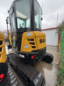 Mini-excavatrice sur chenilles SY35U de 3,5 tonnes, cylindre hydraulique Sany, moteur SANY, travaux de terrassement, poids en service - Product Image 2