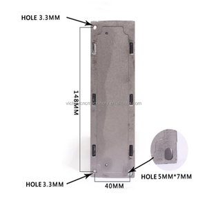 220V 4 N.M 1KW 2500RPM 90ST-M04025 Servomotor Industrial <span class=keywords><strong>Motor</strong></span> de CA síncrono con Servomotor de control para máquina CNC - Product Image 4