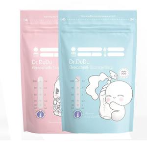 Bolsas para Almacenar Leche Materna Dr.DuDu, 100 ml, Libres de BPA, Paquete de 36, Sensibles a la Temperatura, Listas para Enviar - Product Image 1