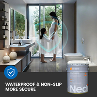 Peinture époxy pour sols, imperméable, anti-corrosion, anti-humidité, anti-moisissure, pour extérieur, intérieur, garage, usine, béton