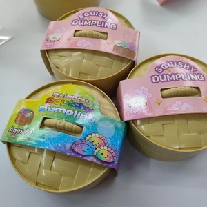 Juguete Blandito de Silicona con Forma de Dumpling, No Tóxico, para Aliviar el Estrés en Niños y Adultos, Decoración de Escritorio de Rebote Lento - Product Image 2