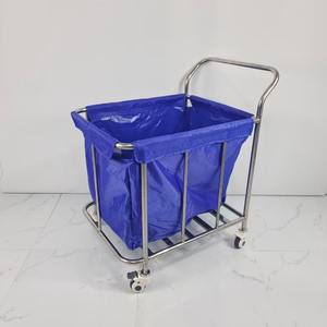 <span class=keywords><strong>Chariot</strong></span> à <span class=keywords><strong>linge</strong></span> sale médical à 3 niveaux avec sac anti-fuite pour hôpitaux, cliniques, maisons <span class=keywords><strong>de</strong></span> retraite Gère le <span class=keywords><strong>linge</strong></span> sale/déchets - Product Image 6