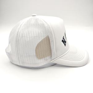Casquette de baseball unisexe personnalisée avec logo 3D brodé, en maille, pour l'été, décontractée, sportive, en mousse, style camionneur, à visière incurvée - Product Image 5