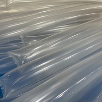 Tente gonflable Pinhong avec doublure en TPU soudée haute fréquence, tube flexible transparent haute pression léger