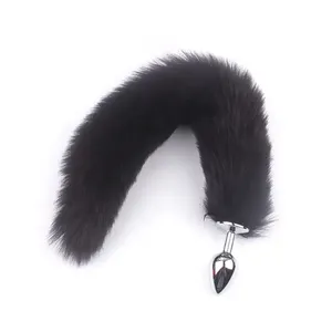 Hot Selling on Artificial Tail Plug Couple Game Metal Prop Anal fox Tail Plug <strong>Sax</strong> <strong>Toys</strong> for <strong>Girl</strong> Anal Plug - Product Image 3
