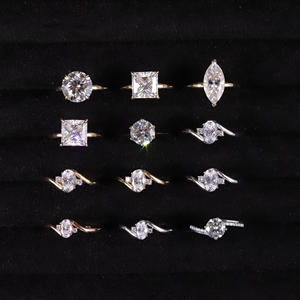 Anillo <span class=keywords><strong>de</strong></span> Moissanita <span class=keywords><strong>de</strong></span> Oro <span class=keywords><strong>de</strong></span> <span class=keywords><strong>14</strong></span> Quilates con Certificado GRA, Corte Princesa <span class=keywords><strong>de</strong></span> 3.5ct, <span class=keywords><strong>Diamante</strong></span> <span class=keywords><strong>de</strong></span> Moissanita Real Sólido, Fábrica <span class=keywords><strong>de</strong></span> Joyería <span class=keywords><strong>de</strong></span> Alta Gama AU585 - Product Image 6