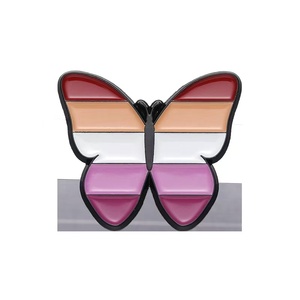 Bros Pelangi Pride Grosir, Pin Enamel Logam Custom untuk Anak Perempuan, Lencana Kerah, Kartun Lesbian, Hadiah Natal untuk Teman dan Pasangan - Product Image 5