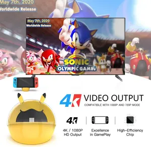 Base de carga de Pokemon Pikachu para consola <span class=keywords><strong>Nintendo</strong></span> Switch Tv Hdmi Dock Pikachu convertidor multifuncional regalos de adorno de <span class=keywords><strong>Anime</strong></span> - Product Image 2