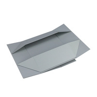 Boîte à chaussures et vêtements pliable écologique avec rabat magnétique, emballage cadeau haut de gamme, boîte en papier magnétique noire de luxe