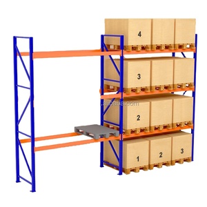 Stockage d'entrepôt de certificat de la CE empilant le support industriel utilisé des étagères en métal fabriquées en Chine - Product Image 1