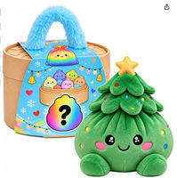 Nouveauté 2026 Jouets anti-stress moelleux en forme de boulettes à presser avec boîte cadeau et cuiseur vapeur, Cadeau de Noël