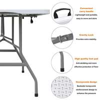 Ensemble d'événements pliables de haute qualité populaire - Chaises et tables en plastique pour les fonctions en plein air