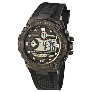 Đồng hồ thể thao unisex LASIKA W-H9049 kiểu dáng thời trang, màn hình <span class=keywords><strong>LED</strong></span> kỹ thuật số, mặt oval 50mm, chất liệu nhựa, chống nước, có chức năng báo thức, la bàn, đồng hồ bấm giờ, nhiều màu sắc, món quà lý tưởng. - Product Image 4