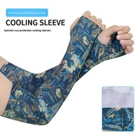 Nouveauté 2025 Manchon en nylon imprimé camouflage pour activités estivales en extérieur, cyclisme, voyage, alpinisme, course à pied, pêche et protection solaire pour tatouages