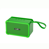 Enceinte portable sans fil de style classique LP-V93, mini enceinte Bluetooth avec radio FM, lecteur de carte TF/USB, caisson de basses actif, enceinte portable Bluetooth