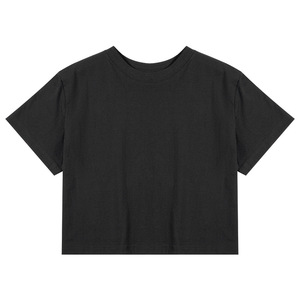 Factory Custom Ins Street Print Plain Summer 100% Cotton Cropped Ladies Tee Women Tops Hip Hop Crop Top <strong>t</strong> <strong>Shirts</strong> for <strong>Girls</strong> - Product Image 1