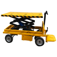 Chariot de transfert électrique robuste de 400 kg avec option OEM pour le stockage de briques et la manutention de marchandises