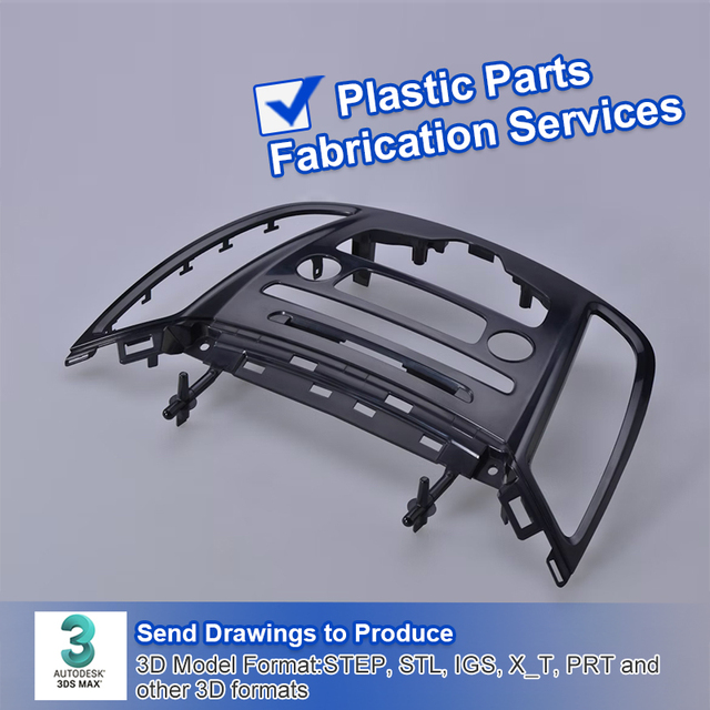 Custom Automotive Plastic Housing Manufacturing Precision Injection Molding CNC Machining Prototype Low MOQ Production Car Part
