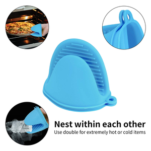 Gants de cuisine isolants anti-brûlure, protège-doigts, mini-mitaines de four en silicone - Product Image 4