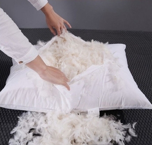 <span class=keywords><strong>Oreiller</strong></span> en plumes de canard motif solide noyau de duvet de canard blanc en coton bureau lombaire canapé coussin en duvet jeter <span class=keywords><strong>oreiller</strong></span> - Product Image 5