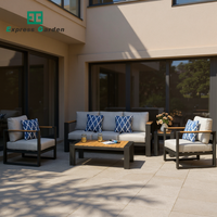 Express Garden CUBE Modernes Aluminium Outdoor-Freizeit-Luxus-Sofa-Set - Wasserdicht, Langlebig, Umweltfreundlich