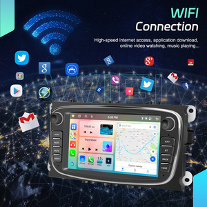 วิทยุติดรถยนต์ระบบแอนดรอยด์ไร้สาย7 ''6 + 128GB Android Car Play Android Auto GPS WiFi FM RDS สำหรับ Ford Focus/S-max/ Mondeo 9 /galaxy/C-MAX - Product Image 3